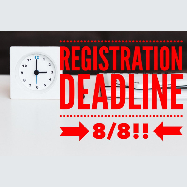 Pre-registration closes Thursday!!!